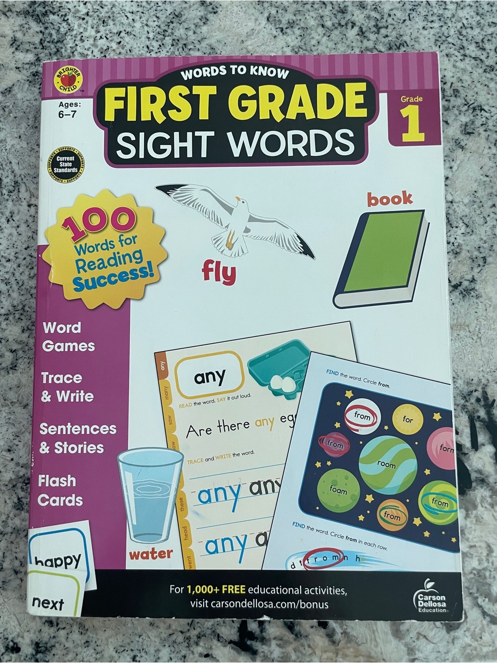 First Grade Sight Words grade 1